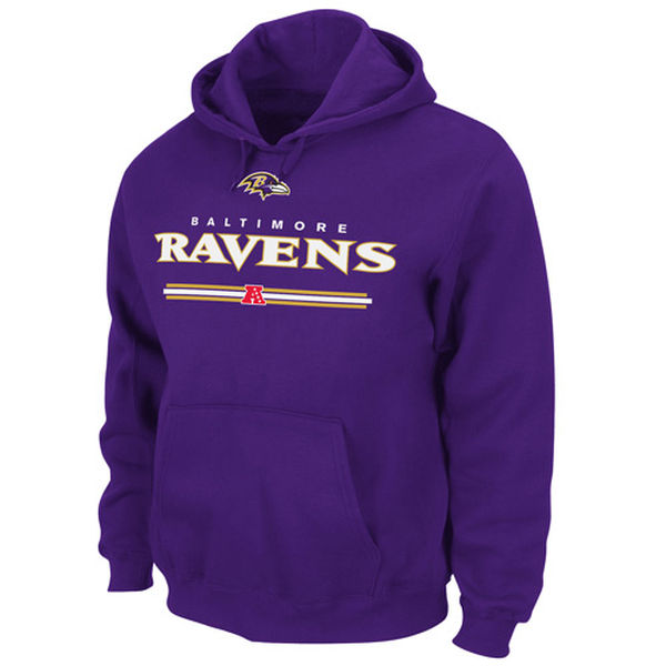 Men Baltimore Ravens Critical Victory VI HoodiePurple